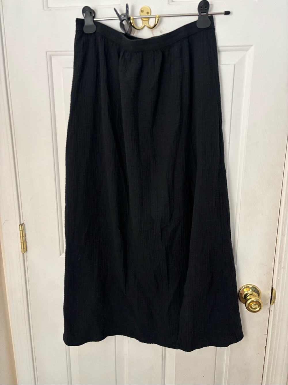 J. Crew Black Maxi Skirt